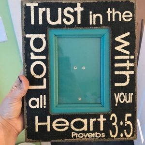 Scripture bible verse picture frame